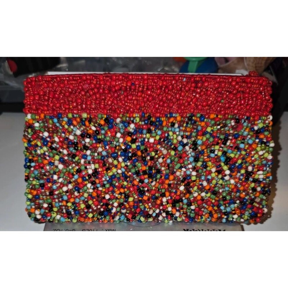 YKK Beaded Clutch - Vintage